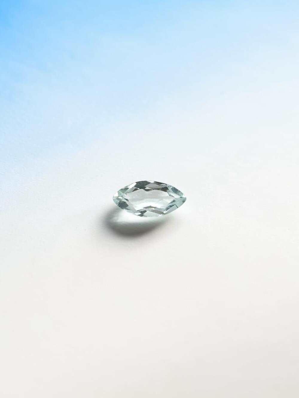 0.92 Carat Marquise Aquamarine Gemstone - Live Show Listing